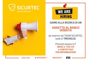 Rif. Posizione 3/25: Addetto al banco - Filiale Treviglio